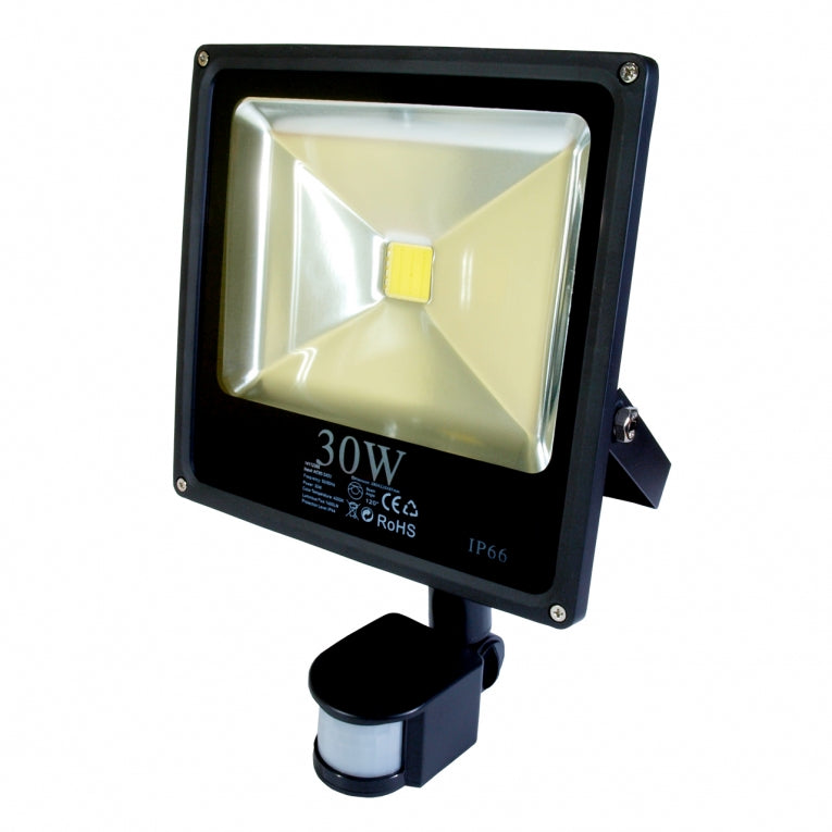 30W PIR LED Schijnwerper warm wit 4000K Slim 30W PIR LED Schijnwerper warm wit 4000K Slim